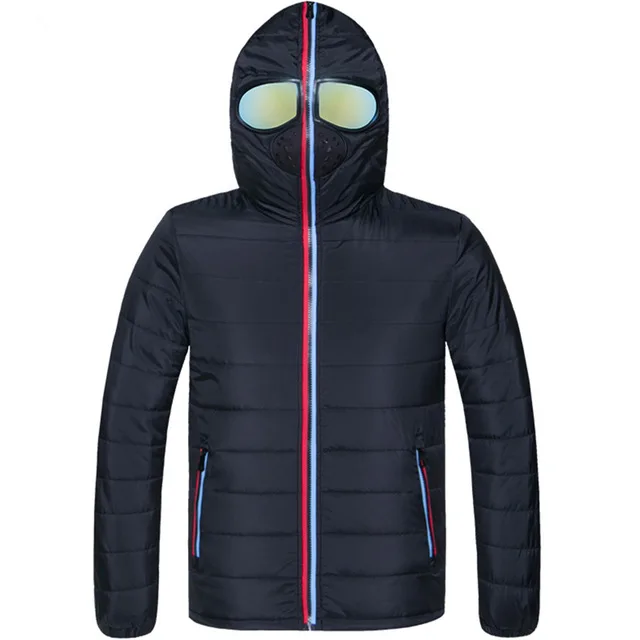 Winter Mens Cotton Hooded jackets with Glasses lovers warm Coat Casual fashion Windproof mask sportswear motorcycle riding coat
Winter Mens Cotton Hooded jackets with Glasses lovers warm Coat Casual fashion Windproof mask sportswear motorcycle riding coat