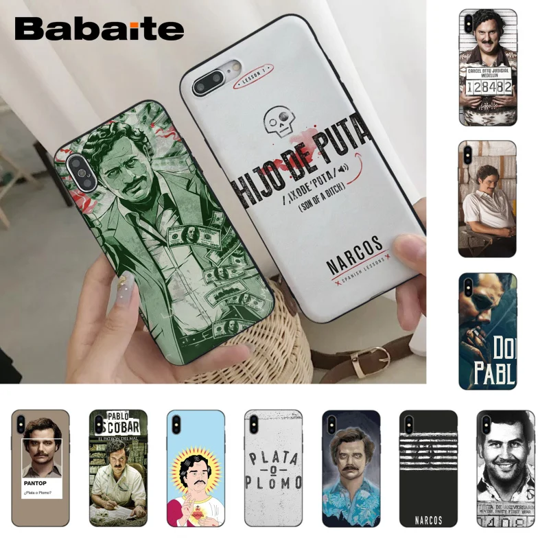 Babaite Narcos TV series Pablo escobar Novelty Fundas Phone Case Cover for iPhone 8 7 6 6S Plus X XS MAX 5 5S SE XR 10 Cover
Babaite Narcos TV series Pablo escobar Novelty Fundas Phone Case Cover for iPhone 8 7 6 6S Plus X XS MAX 5 5S SE XR 10 Cover
