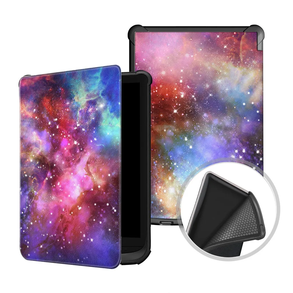Tablet Case Ultra-thin Smart Leather Bracket Set for Pocketbook 632/627/616 Lux 4 / Basic Lux 2 Non-slip and sweat-resistant
Tablet Case Ultra-thin Smart Leather Bracket Set for Pocketbook 632/627/616 Lux 4 / Basic Lux 2 Non-slip and sweat-resistant