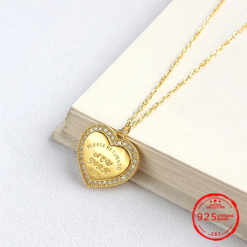 Real Silver 925 Sweet Heart Zircon Pendant gold Cross Chains Necklace India Jewelry
Real Silver 925 Sweet Heart Zircon Pendant gold Cross Chains Necklace India Jewelry