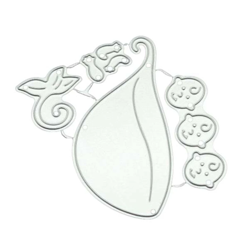 Flor y Hierba Metal Corte muere Plantillas Para Scrapbook Tarjetas Craft Decoración XJ