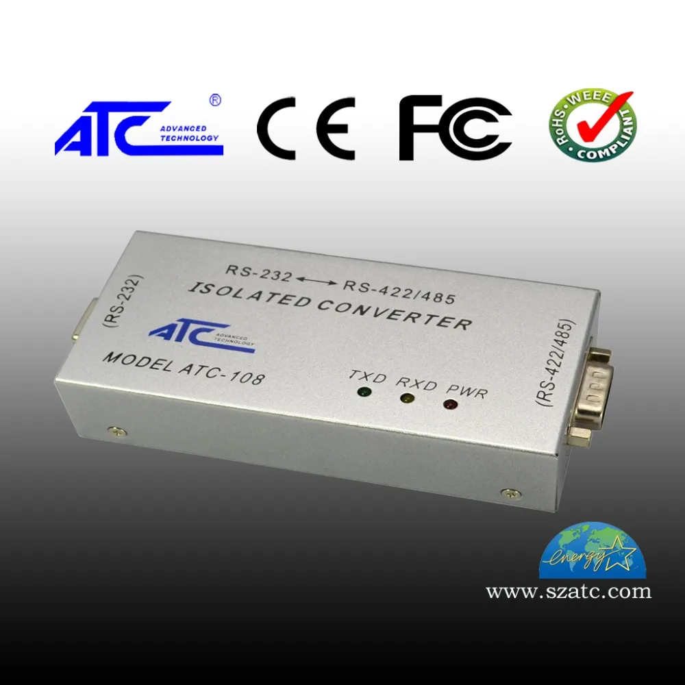 232 to 485 Signal Converter RS232 to RS485 Connector 485 Communication Monitor Access Control ATC-108
232 to 485 Signal Converter RS232 to RS485 Connector 485 Communication Monitor Access Control ATC-108