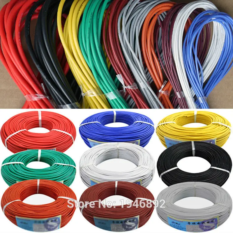 360 meters/lot 30 AWG Flexible Silicone Wire RC Cable 11/0.08TS Outer Diameter 0.8mm With 6 Colors to Select for Joseph Morris
360 meters/lot 30 AWG Flexible Silicone Wire RC Cable 11/0.08TS Outer Diameter 0.8mm With 6 Colors to Select for Joseph Morris