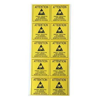 4.8*4.8cm ATTENTION Sticker Adhesive Label for ESD Anti Static Sensitive Device Electronic Shielding Anti-Static Party Packing
4.8*4.8cm ATTENTION Sticker Adhesive Label for ESD Anti Static Sensitive Device Electronic Shielding Anti-Static Party Packing