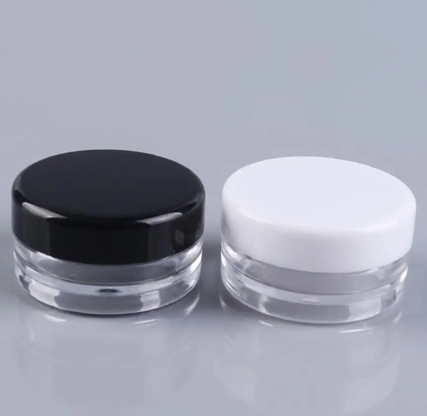 5G black Empty Plastic Cream Jar, 5ml Small Sample nail powder case Cosmetic Container Wholesale
5G black Empty Plastic Cream Jar, 5ml Small Sample nail powder case Cosmetic Container Wholesale