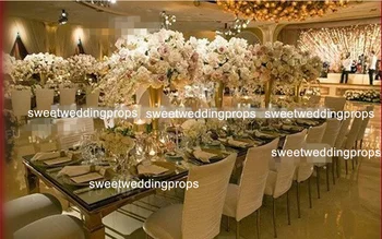 newestwholesale(69cm height) gold iron tall wedding centerpieces, table wedding decoration flower stand,Flower arrangement stand 
newestwholesale(69cm height) gold iron tall wedding centerpieces, table wedding decoration flower stand,Flower arrangement stand