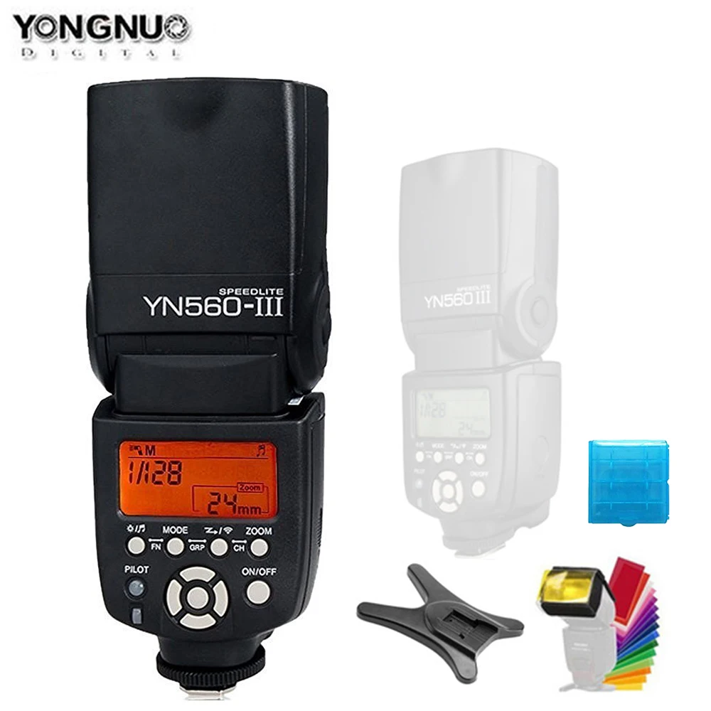 YONGNUO YN560III YN560-III YN560 III Wireless Flash Speedlite Speedlight For Canon Nikon Olympus Panasonic Pentax Camera
YONGNUO YN560III YN560-III YN560 III Wireless Flash Speedlite Speedlight For Canon Nikon Olympus Panasonic Pentax Camera