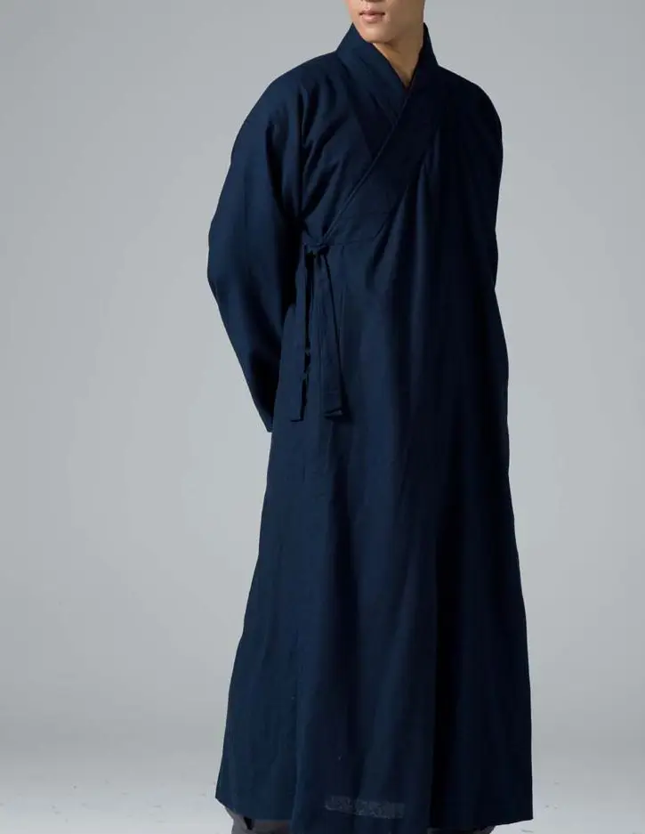 Unisex Autumn&Spring Cotton&linen monk suit lay meditation gown martial arts uniforms shaolin kung fu robe dark blueYXS01
Unisex Autumn&Spring Cotton&linen monk suit lay meditation gown martial arts uniforms shaolin kung fu robe dark blueYXS01