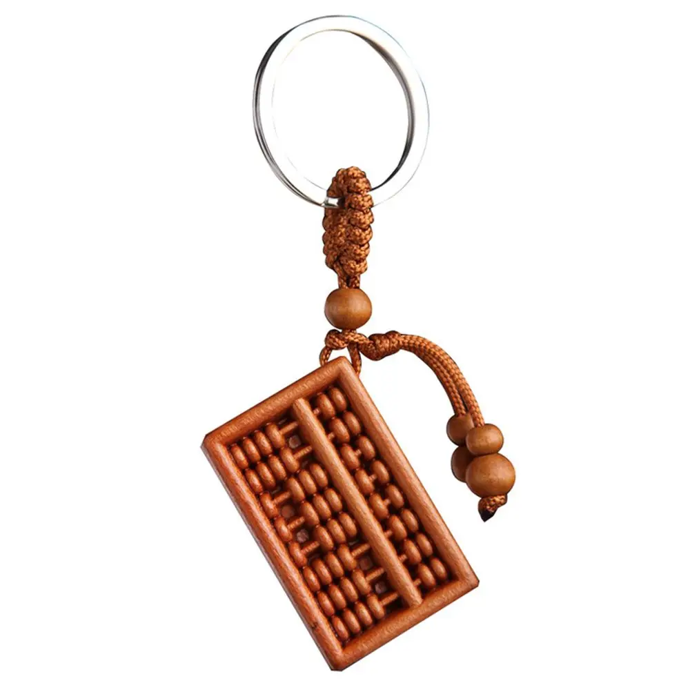 New Fashion Men's Wood Carved Abacus Shaped Key Chain Key Ring Holder Lucky Keychain Gift For Trendy Car Bag Keychain Jewelry
New Fashion Men's Wood Carved Abacus Shaped Key Chain Key Ring Holder Lucky Keychain Gift For Trendy Car Bag Keychain Jewelry