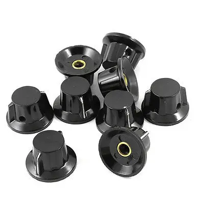 9pcs Adjustable Turn 20mm Top Rotary Knobs for 6mm Dia. Shaft Potentiometer
9pcs Adjustable Turn 20mm Top Rotary Knobs for 6mm Dia. Shaft Potentiometer