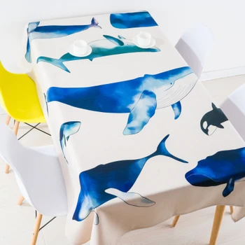 Mediterranean sulphur-bottom table cloth linen tablecloths cover towel thick rectangular antependium dining hall decoration blue
Mediterranean sulphur-bottom table cloth linen tablecloths cover towel thick rectangular antependium dining hall decoration blue