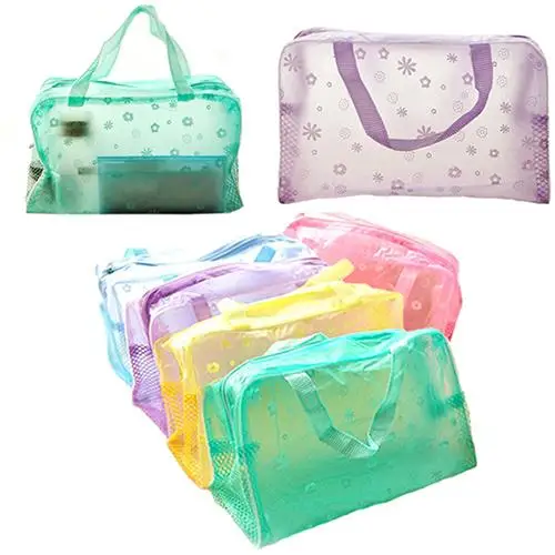 Floral Print Transparent Waterproof Cosmetic Toiletry Bathing Pouch Makeup Bag 23cm x 13cm x 9cm
Floral Print Transparent Waterproof Cosmetic Toiletry Bathing Pouch Makeup Bag 23cm x 13cm x 9cm