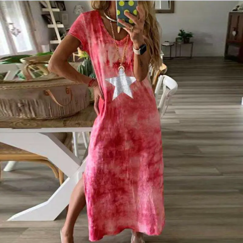2019 New Summer Dress Women Casual Sleeveless Lady Long Dress Print Boho Split Party Maxi Dress Women Female Beach Cloth
2019 New Summer Dress Women Casual Sleeveless Lady Long Dress Print Boho Split Party Maxi Dress Women Female Beach Cloth