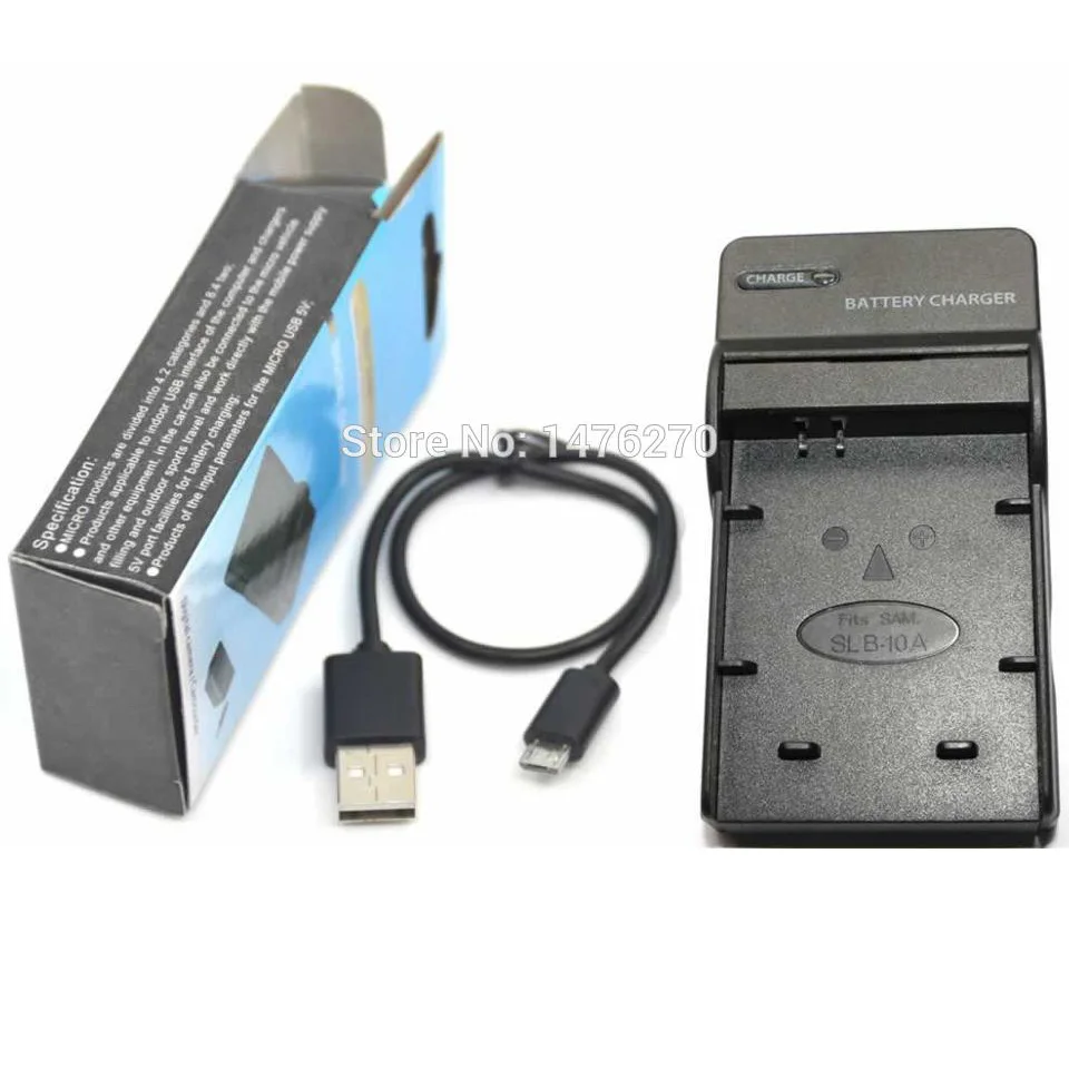 SLB-10A SLB 10A SLB10A USB battery Charger for Samsung HMX-U10 HMX-U100 SL720 SL310W SL820 HZ15W HZ10W ES60 cameras
SLB-10A SLB 10A SLB10A USB battery Charger for Samsung HMX-U10 HMX-U100 SL720 SL310W SL820 HZ15W HZ10W ES60 cameras