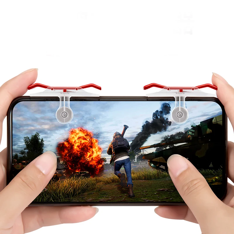 HEYNOW game controller Handle holder gamepad For iphone L1/R1 Shooter Trigger Fire Button Aim Key Shooting for PUBG Knives Out