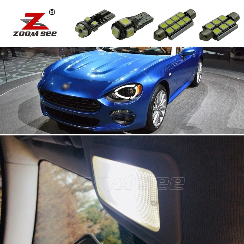 2pc x Nice canbus LED bulbs Interior Reading dome map Light Kit For Fait For Abarth 124 Spider (2016+)
2pc x Nice canbus LED bulbs Interior Reading dome map Light Kit For Fait For Abarth 124 Spider (2016+)
