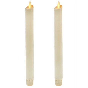 Ksperway Flameless Moving Wick LED Taper Candles Real Wax with Timer and Remote for Home Decoration Set of 2
Ksperway Flameless Moving Wick LED Taper Candles Real Wax with Timer and Remote for Home Decoration Set of 2
