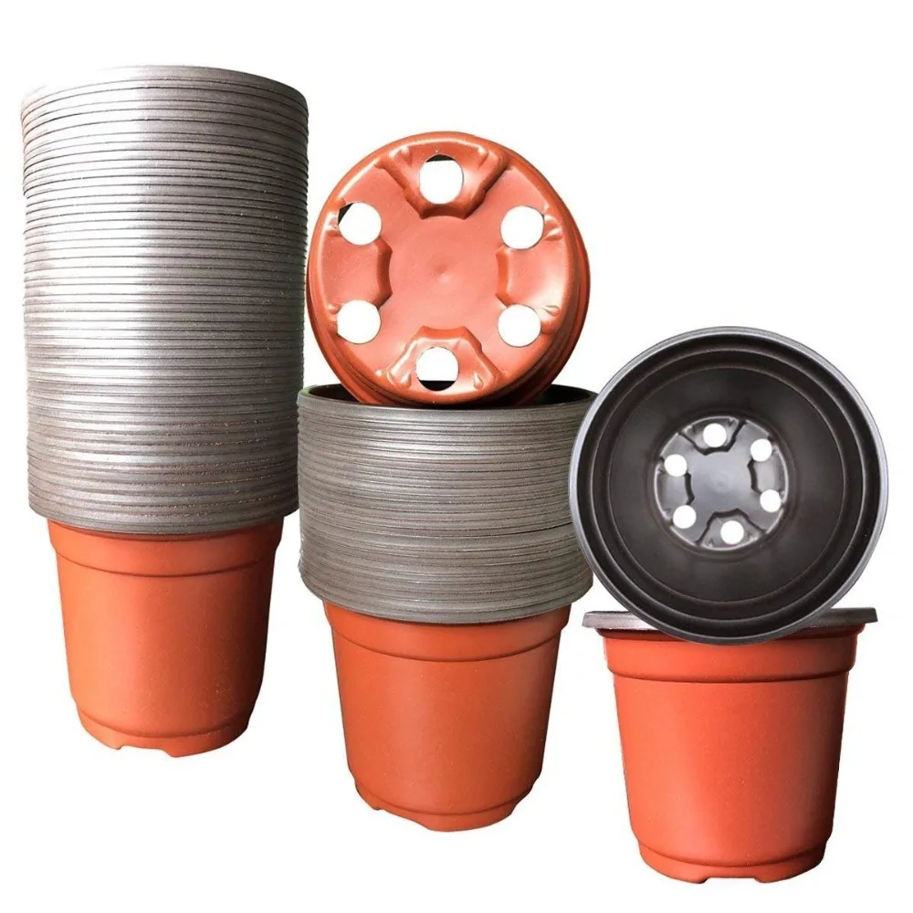 Plastic Plant Pot 100 Pack Flower Nursery Pots Starter Pot for Seedling Little Garden Pots to Repot Succulents and Small Plants
Plastic Plant Pot 100 Pack Flower Nursery Pots Starter Pot for Seedling Little Garden Pots to Repot Succulents and Small Plants