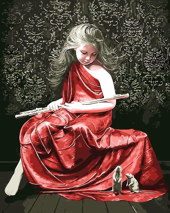 The red dressed girl with a flute living room decoration painting oil Painting pictures By Numbers Drawing by numbers DIY paint
The red dressed girl with a flute living room decoration painting oil Painting pictures By Numbers Drawing by numbers DIY paint