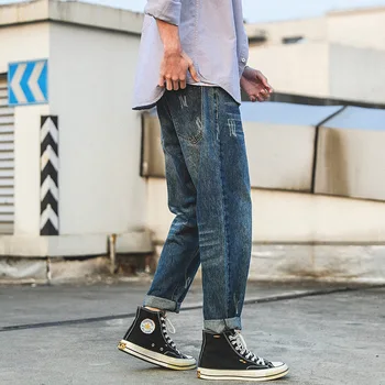2019 spring relaxed jeans men streetwear black blue Harem denim pants loose hip hop jeans male fashion casual pencil trousers
2019 spring relaxed jeans men streetwear black blue Harem denim pants loose hip hop jeans male fashion casual pencil trousers