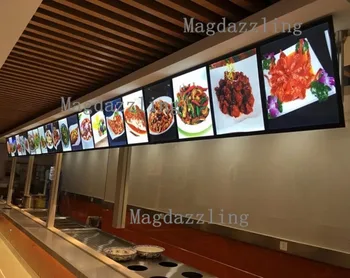 A2 Magnetic Aluminu Frame LED Illuminated Menu Panels,Take Away Slim LED Menu Light Box for Restaurant Menu Artwork Poster
A2 Magnetic Aluminu Frame LED Illuminated Menu Panels,Take Away Slim LED Menu Light Box for Restaurant Menu Artwork Poster