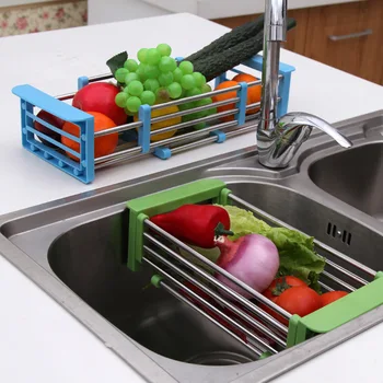 35*15*9cm Sink Holder Dish Drainer Draining Basket for Fruits Vegetables 2019 Storage Rack Shelf Kitchen Accessories Organizer
35*15*9cm Sink Holder Dish Drainer Draining Basket for Fruits Vegetables 2019 Storage Rack Shelf Kitchen Accessories Organizer