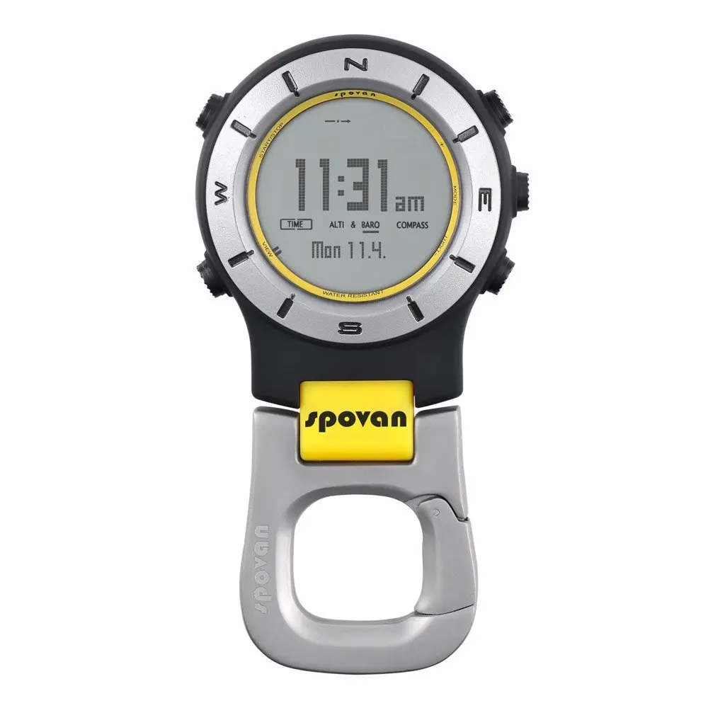 

Spovan 3ATM Waterproof Multifunction Outdoor Sports Handheld Watch Barometer Altimeter Thermometer Compass Stopwatch