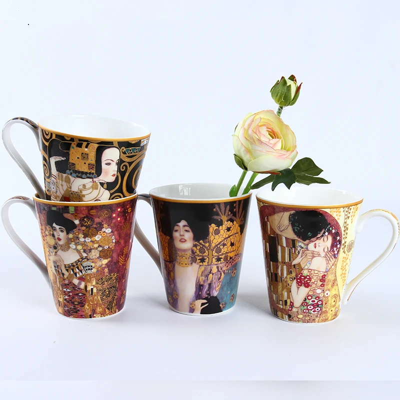 Avalon Bone China Gustav Klimt Famouspaint Oil Painting Art Cup Coffee You Teacup Ceramics Milk Cafe Mug 410ml Handgrip The Kiss
Avalon Bone China Gustav Klimt Famouspaint Oil Painting Art Cup Coffee You Teacup Ceramics Milk Cafe Mug 410ml Handgrip The Kiss