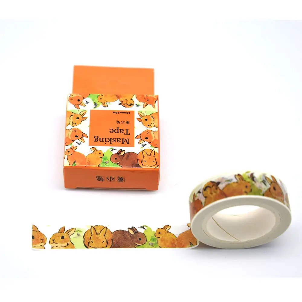 1 Pc / Pack Size 15 Mm*10m Diy Yellow Bunny Washi Tapes / Masking Tape / Decorative Adhesive Tapes / School Supplies
1 Pc / Pack Size 15 Mm*10m Diy Yellow Bunny Washi Tapes / Masking Tape / Decorative Adhesive Tapes / School Supplies