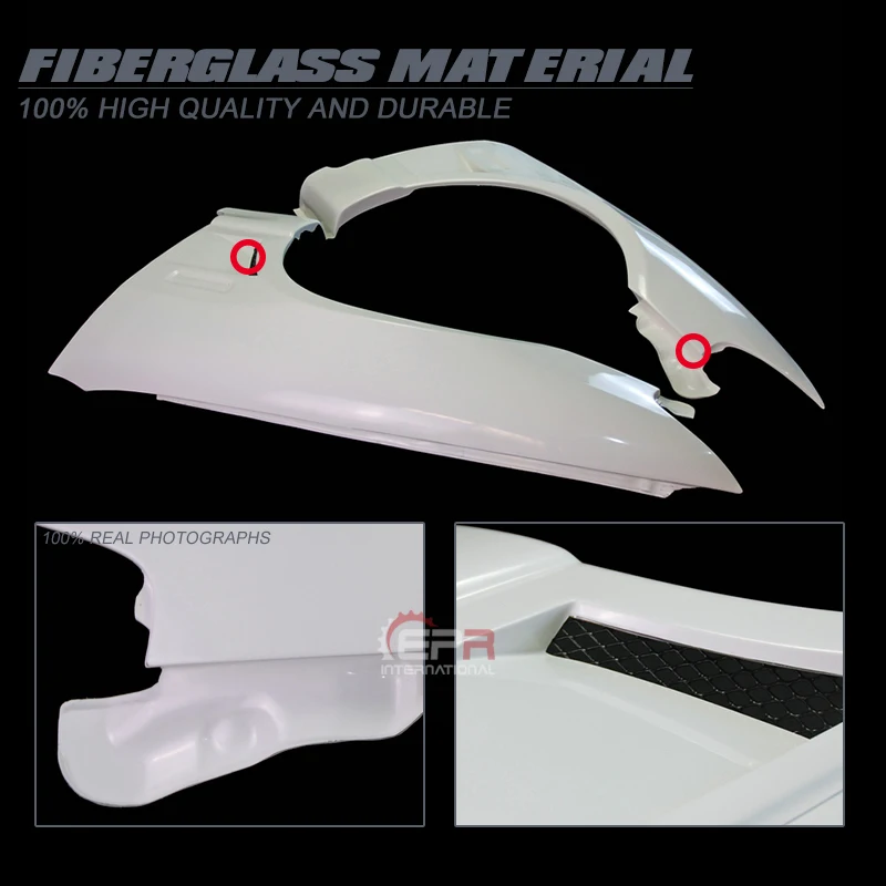 FRP Fender For Nissan Skyline R33 Kouki Late Model Type A Glass Fiber Front Vented Fender Body Kit Trim For R33 Skyline Racing
FRP Fender For Nissan Skyline R33 Kouki Late Model Type A Glass Fiber Front Vented Fender Body Kit Trim For R33 Skyline Racing