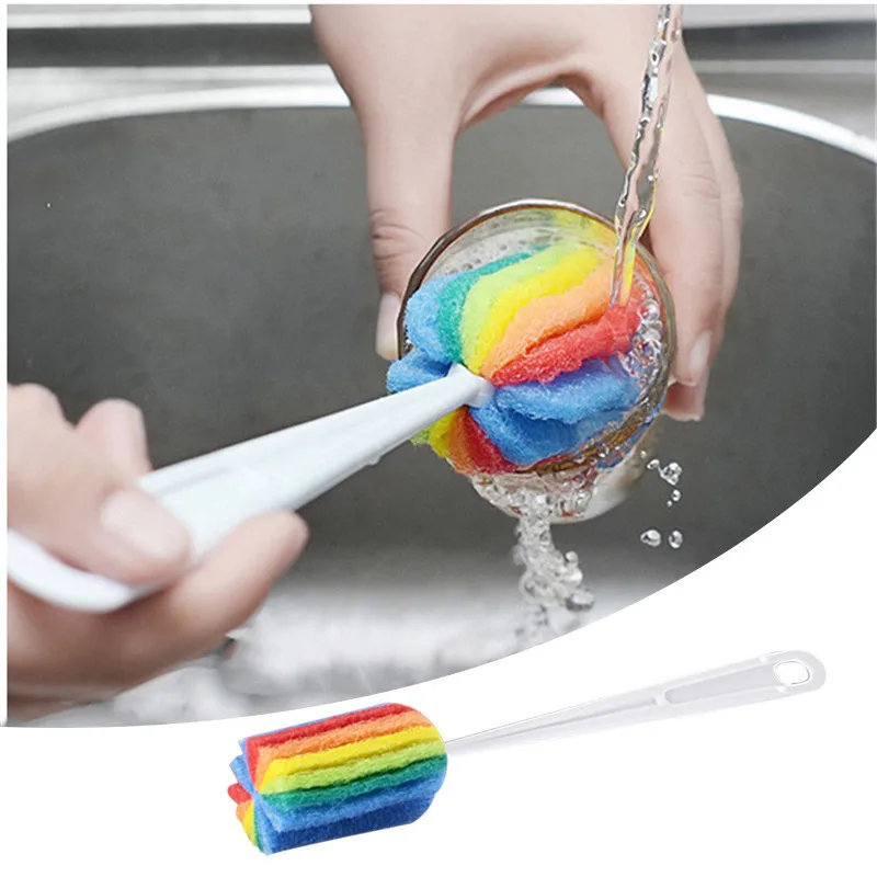 1pcs Colorful Sponge Cleaner Milk Feeding Bottle Cleaning Brush Cup Scrubber Washing Brushes Kitchen Cleaner Tool
1pcs Colorful Sponge Cleaner Milk Feeding Bottle Cleaning Brush Cup Scrubber Washing Brushes Kitchen Cleaner Tool