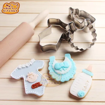DIY Baby Shower Bottle Bib Biscuit Cookie Chocolate Cutter Mold Fondant Feeding Chrismas Bottle Cake Pastry Kitchen Set Tool 802
DIY Baby Shower Bottle Bib Biscuit Cookie Chocolate Cutter Mold Fondant Feeding Chrismas Bottle Cake Pastry Kitchen Set Tool 802