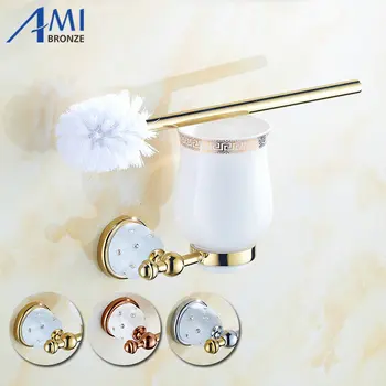 63GD Series Golden Polish Toilet Brush Holders With Diamond Solid Brass Bathroom Accessories hardwares Toilet vanity
63GD Series Golden Polish Toilet Brush Holders With Diamond Solid Brass Bathroom Accessories hardwares Toilet vanity