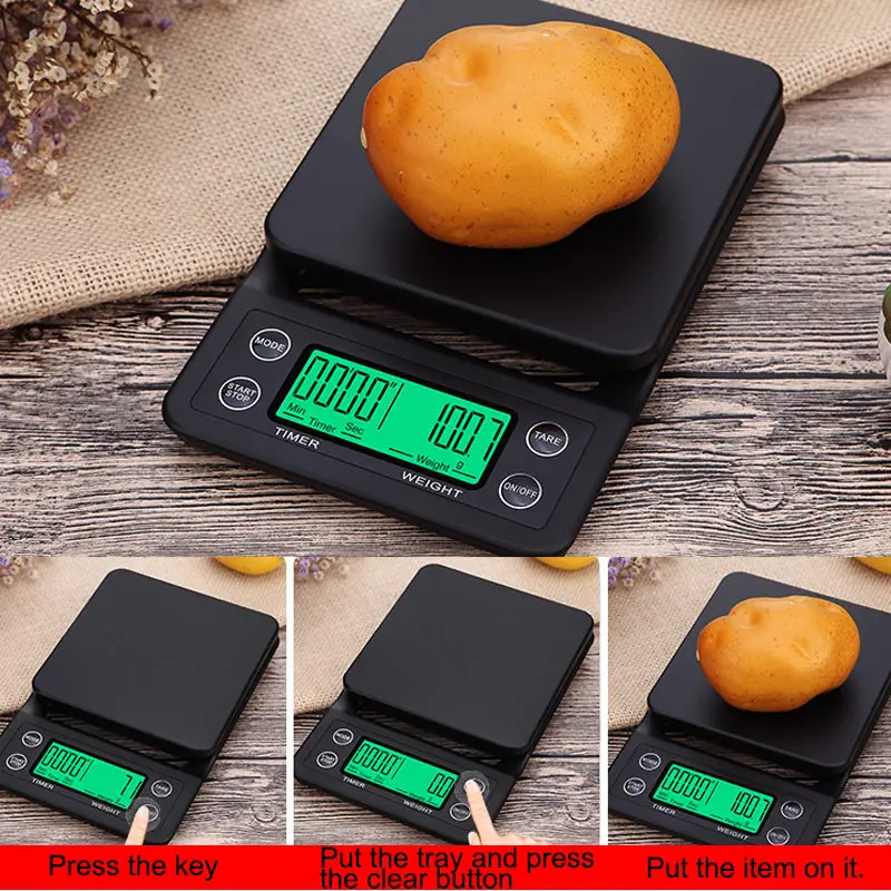 2019 New 1 Pcs Electronic Coffee Scale Portable with Timer LCD Digital Weighing Tool for Kitchen 2019ing
2019 New 1 Pcs Electronic Coffee Scale Portable with Timer LCD Digital Weighing Tool for Kitchen 2019ing