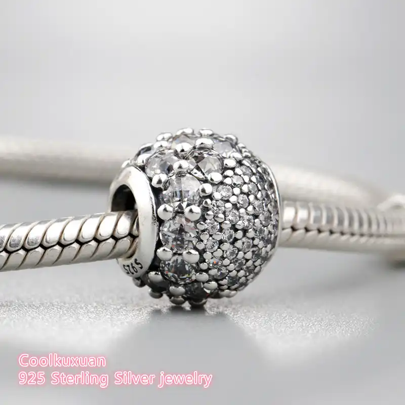 100% 925 sterling silver mom in a million heart charm beads fits