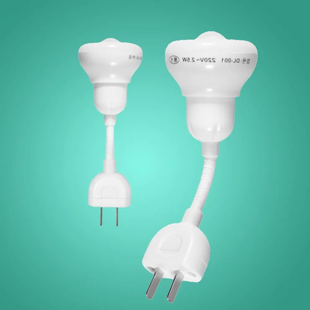 IMINOVO Human Sensor Motion Detector Light Lamp Bulb Plug In Wall Infrared Sensor Light for Bedroom Nursery Lighting Pathway