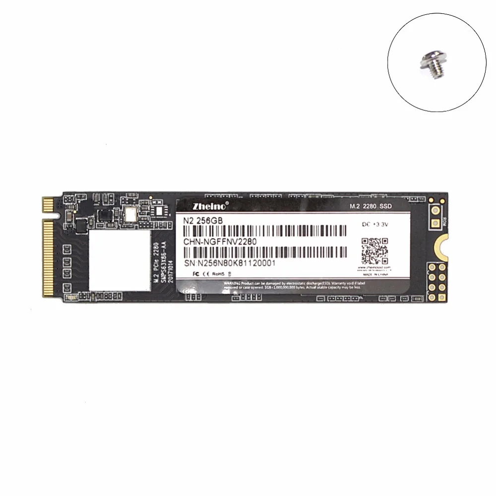 Zheino 2280 M.2 256GB SSD PCIE Express NVME NGFF Internal Solid State Hard Drive Disk
Zheino 2280 M.2 256GB SSD PCIE Express NVME NGFF Internal Solid State Hard Drive Disk