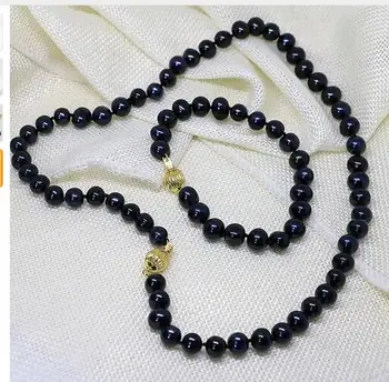 Women Gift Freshwater Natural 8-9mm black freshwater cultured high grade round beads necklace bracelet women jewelry 18inch
Women Gift Freshwater Natural 8-9mm black freshwater cultured high grade round beads necklace bracelet women jewelry 18inch