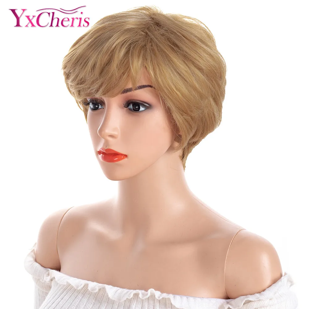 Short Blonde Wigs For Women Synthetic Layered Wigs Female Heat Resistant Fiber 2018 Trendy Fashion Style Wig
Short Blonde Wigs For Women Synthetic Layered Wigs Female Heat Resistant Fiber 2018 Trendy Fashion Style Wig