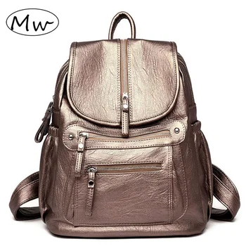 Fashion Backpack Women Travel Backpacks Ladies Leather Shine Luxury Sac A Dos School Backpacks for Girls Black Large Mochilas
Fashion Backpack Women Travel Backpacks Ladies Leather Shine Luxury Sac A Dos School Backpacks for Girls Black Large Mochilas