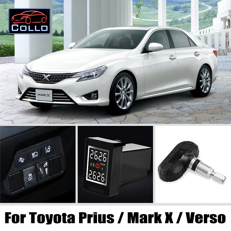 Special TPMS For TOYOTA Prius Reiz Mark X Verso Sportsvan / Wireless Tire Pressure Monitoring System Of Internal Sensors
Special TPMS For TOYOTA Prius Reiz Mark X Verso Sportsvan / Wireless Tire Pressure Monitoring System Of Internal Sensors