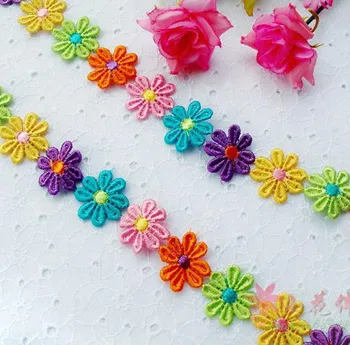 african cord lace 30yards/lot,4 style colorful embroidered daisy flower lace trim sewing crafts baby scrapbooking DIY accessory
african cord lace 30yards/lot,4 style colorful embroidered daisy flower lace trim sewing crafts baby scrapbooking DIY accessory