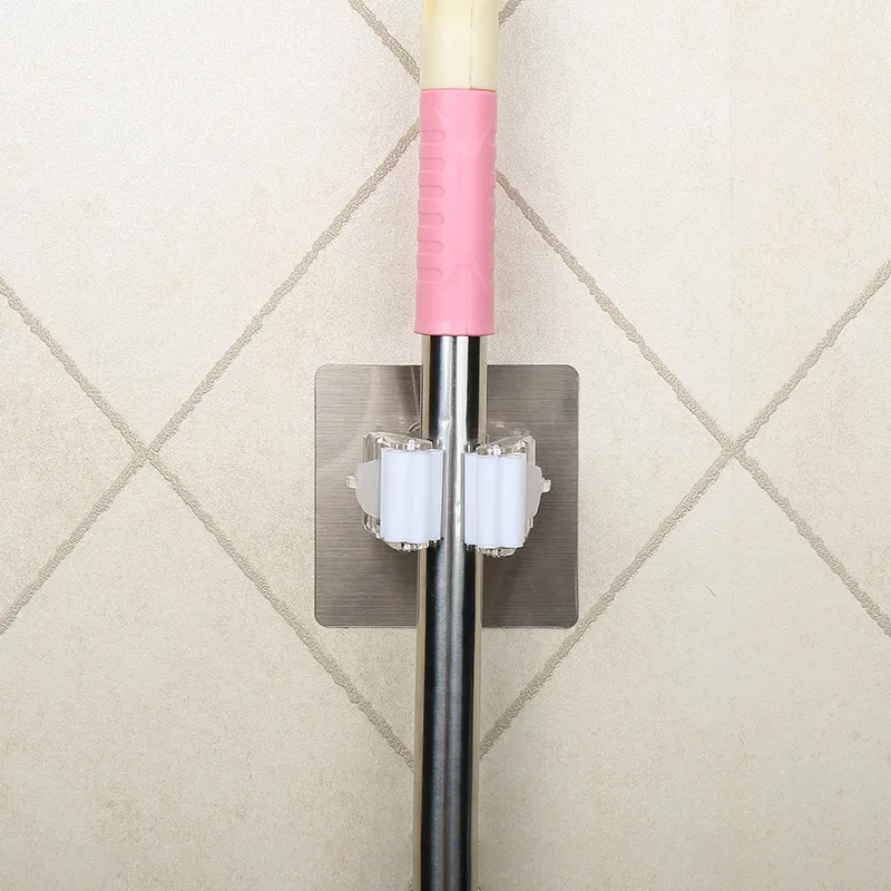 1ps Dual Rack Wall Mounted Mop Handle Bar Holder Rack Space Saver Brush Broom Organizer Hanger Hooks Waterproof Kitchen Bathroom
1ps Dual Rack Wall Mounted Mop Handle Bar Holder Rack Space Saver Brush Broom Organizer Hanger Hooks Waterproof Kitchen Bathroom