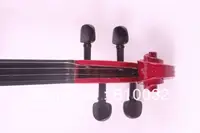 4/4 Electric Violin Silent Pickup Fine tone parts include New Golden Color #8-6 red color