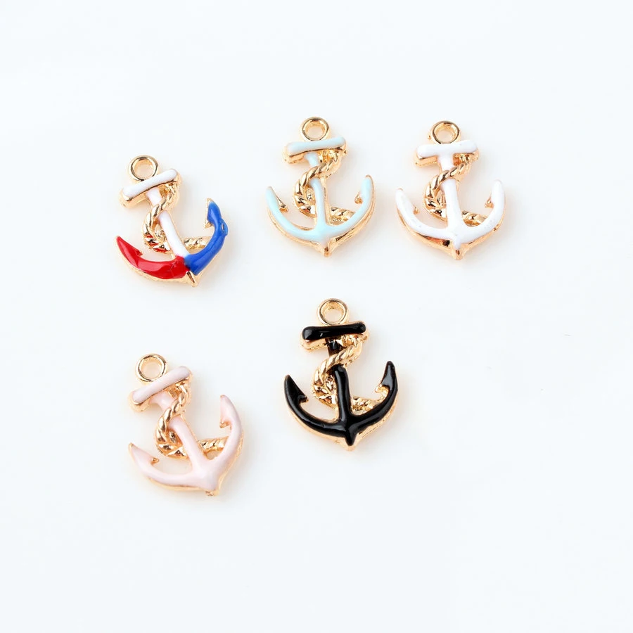 10pcs 12x17mm anchor charms enamel charm for jewelry making fashion earring pendant fashion charms
10pcs 12x17mm anchor charms enamel charm for jewelry making fashion earring pendant fashion charms