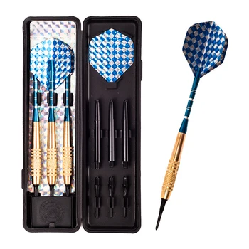 3 PCS/Set copper dart needle darts Blue Dart Flight 3 Pieces/Set with Black Box Indoor Sports
3 PCS/Set copper dart needle darts Blue Dart Flight 3 Pieces/Set with Black Box Indoor Sports
