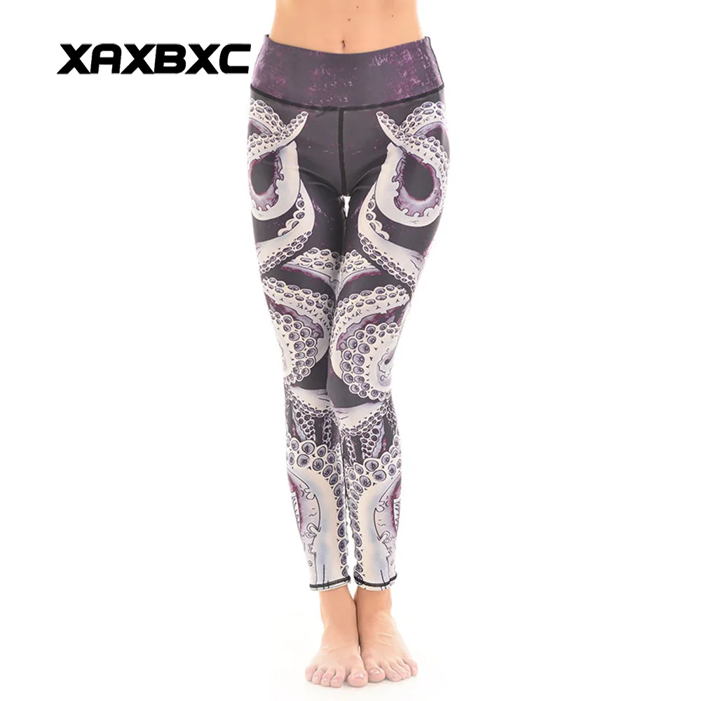 New 025 Sexy Girl HI-Q Octopus tentacles monster Printed Elastic Slim Fit Fitness Workout Women Leggings Pants Plus Size
New 025 Sexy Girl HI-Q Octopus tentacles monster Printed Elastic Slim Fit Fitness Workout Women Leggings Pants Plus Size