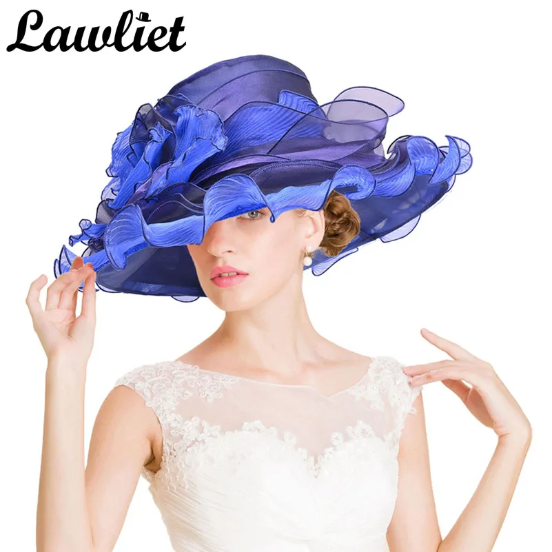 Luxury Women Summer Hats 4 Layers Organza Brim Sun Hats Wide Brim Derby Wedding Church Fascinator Hats Ladies Floppy Bucket Hats
Luxury Women Summer Hats 4 Layers Organza Brim Sun Hats Wide Brim Derby Wedding Church Fascinator Hats Ladies Floppy Bucket Hats