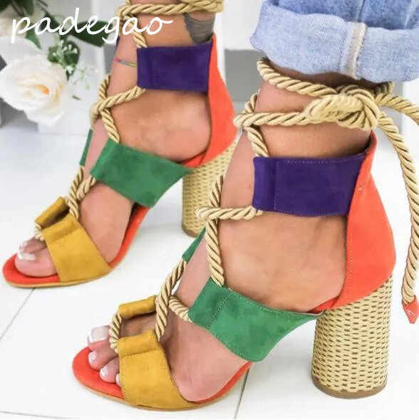 2019 summer high heel thick with fish mouth sandals color matching sexy large size ladies sandals explosion sandals A137
2019 summer high heel thick with fish mouth sandals color matching sexy large size ladies sandals explosion sandals A137