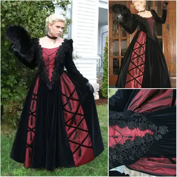 History!Customer-made Black Victorian dress 1860s Civil war Dress Scarlett Theater Costume Halloween Renaissance Dress V-511
History!Customer-made Black Victorian dress 1860s Civil war Dress Scarlett Theater Costume Halloween Renaissance Dress V-511